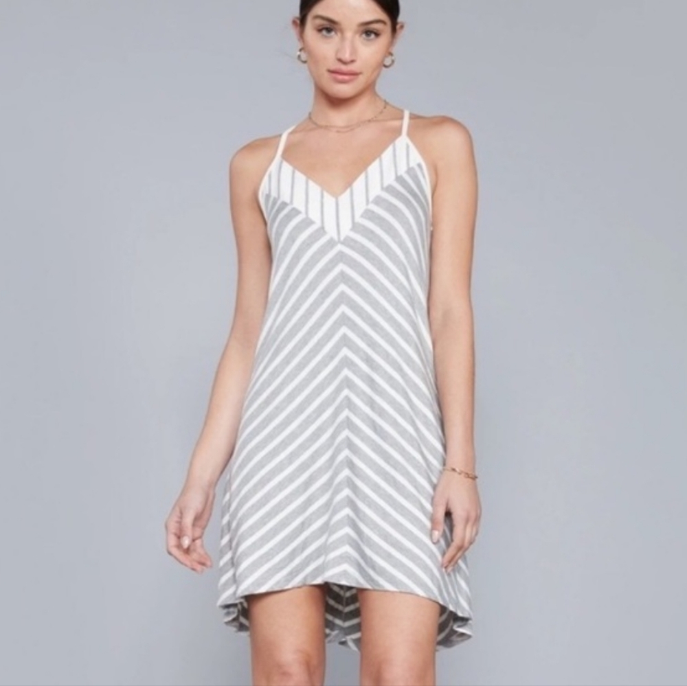 LAILA JAYDE PAULA HIGH LOW TANK DRESS, LARGE